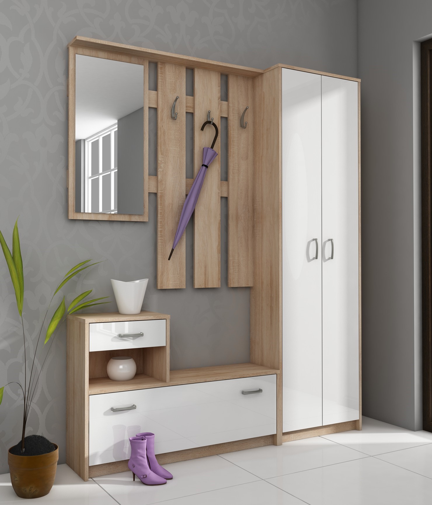 PRP1 baldų prieškambario spinta