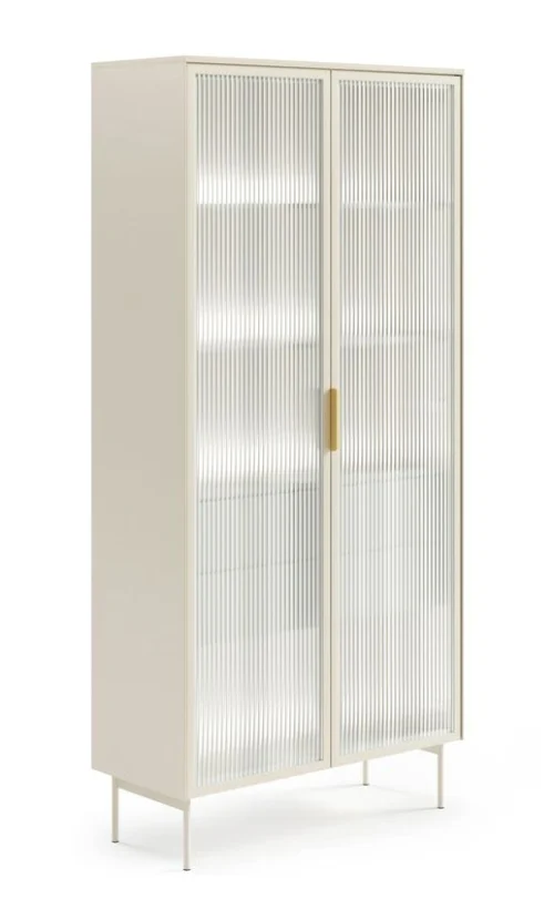 „Lumi 2D2S“ vitrina su grūdintu stiklu, dekoruota kašmyro fleitais