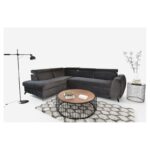 MADRID kampinė sofa, audinys, 267x200