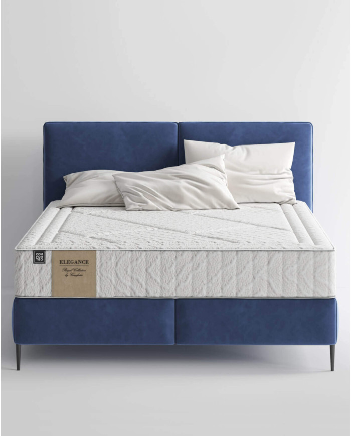 Čiužinys „Elegance“, 140x200 cm, dvipusis, su daugiakišenėmis spyruoklėmis, aukštos spyruoklės, „Tiger foam“, H3, „Comforteo“ - Paveikslėlis 6