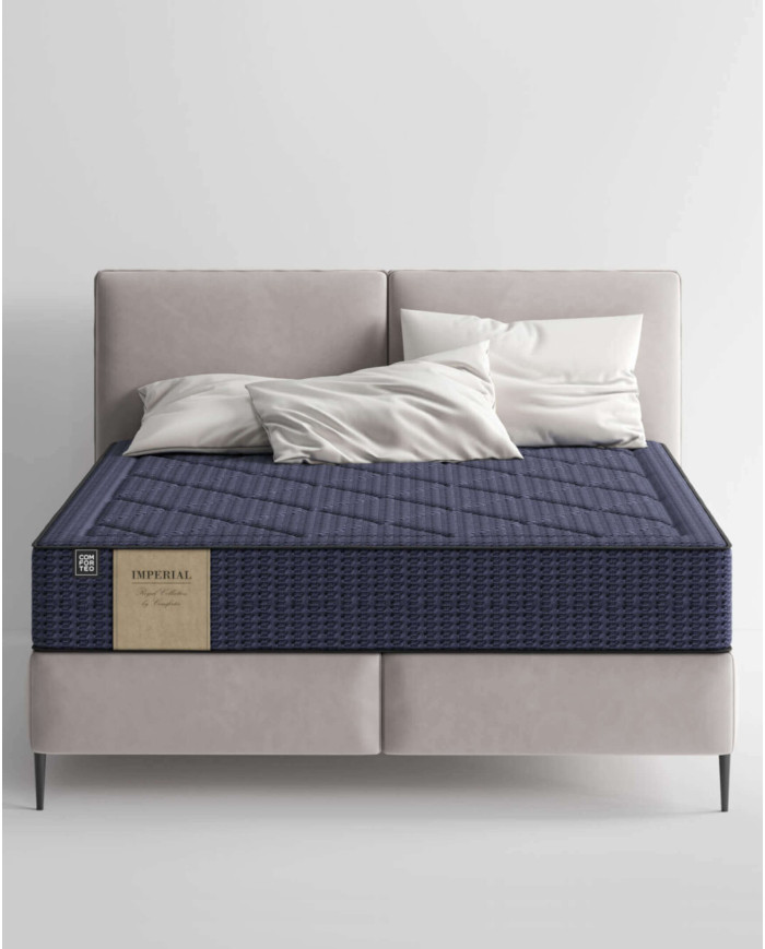 Imperatoriškas čiužinys, 180x200 cm, dvipusis, su daugiakišenėmis spyruoklėmis, viskoelastinis ir „Xfoam“, H3/H4, „Comforteo“ — изображение 7