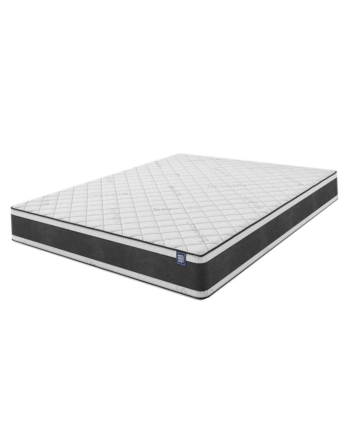 Medicininis čiužinys, tamsus, 180x200 cm, dvipusis, kišeninės spyruoklės, kokoso spalvos, nuimamas užvalkalas, H5, Comforteo