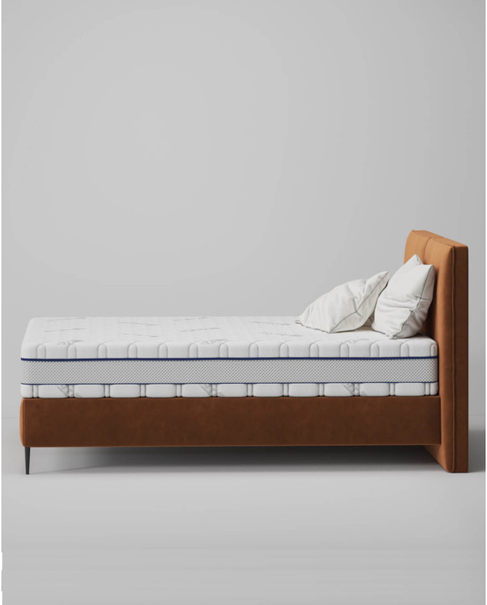 Energetinis medicininis čiužinys, 100x200 cm, su daugiakišenėmis spyruoklėmis, pneumatinėmis putomis, nuimamu užvalkalu, H3/H4, Comforteo - Paveikslėlis 6