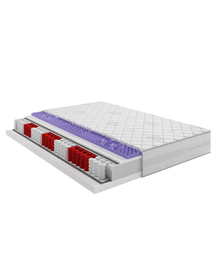 Medicininis čiužinys „Magic“, 80x200 cm, dvipusis, kišeninės spyruoklės, „Xfoam“ putos, nuimamas užvalkalas, H3/H4, „Comforteo“ — изображение 4