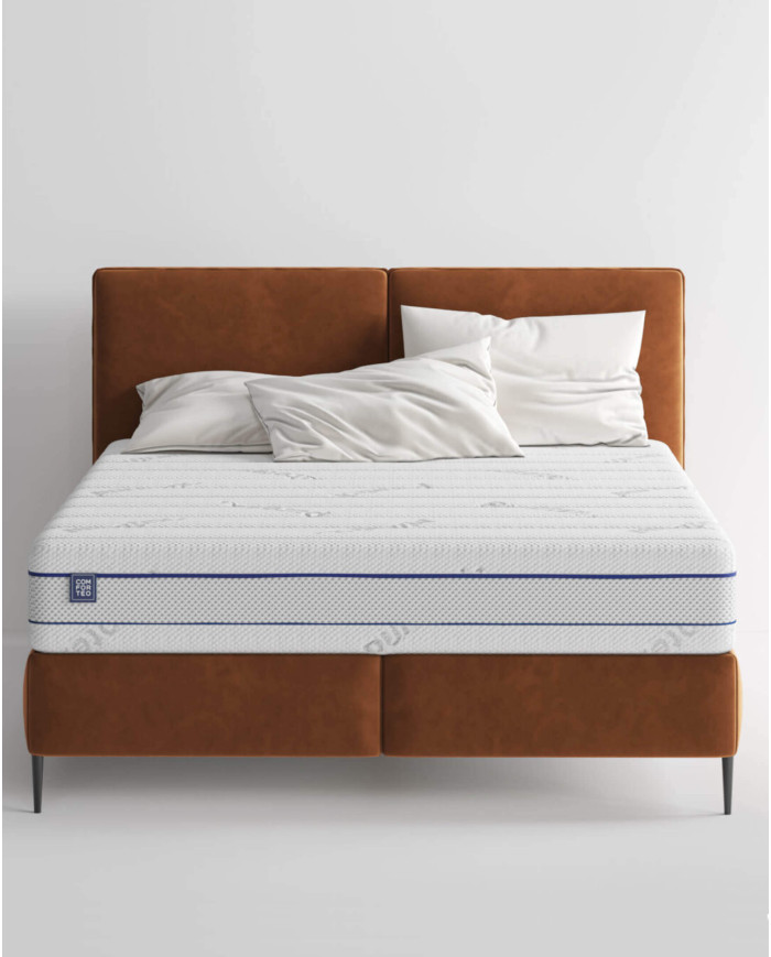 Čiužinys „Mood“, 120x200 cm, dvipusis, putplastis, pneumatinės putos ir „Xfoam“, nuimamas užvalkalas, H3/H4, „Comforteo“ - Paveikslėlis 6