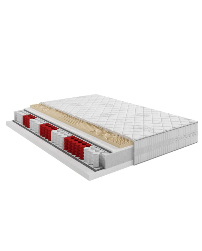 Puikus čiužinys, 160x200 cm, dvipusis, kišeninės spyruoklės, viskoelastinis ir „Xfoam“, H3/H4, „Comforteo“ - Paveikslėlis 4