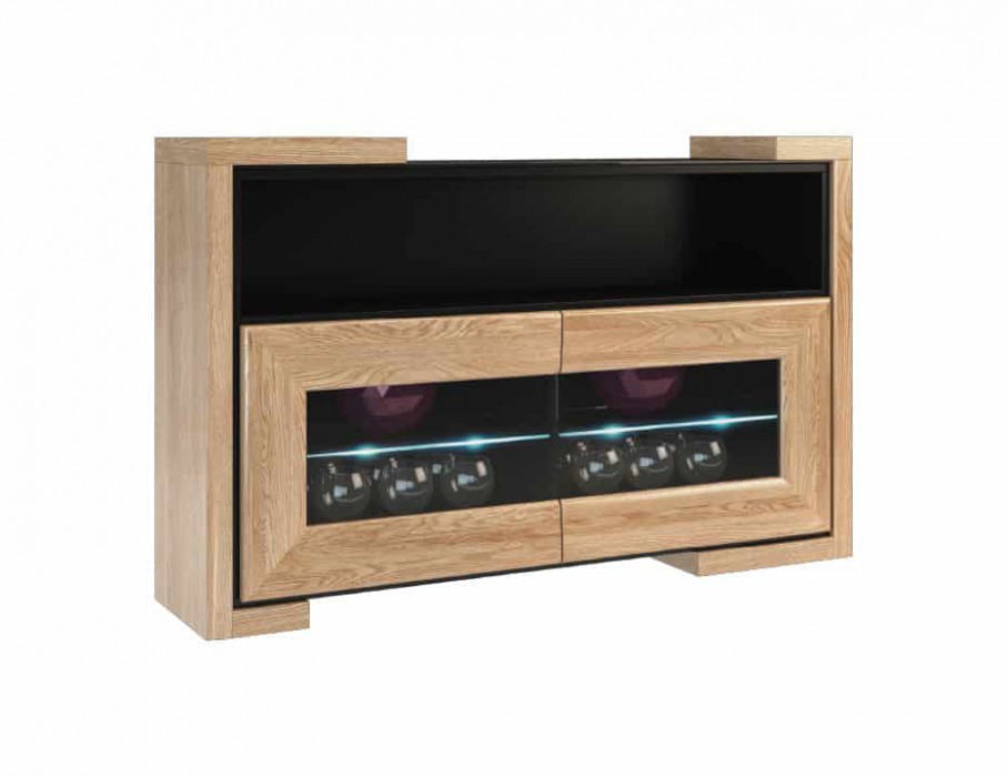 „Corino“ vitrina, aukšta pakabinama vitrina, 2DS, „Mebin“