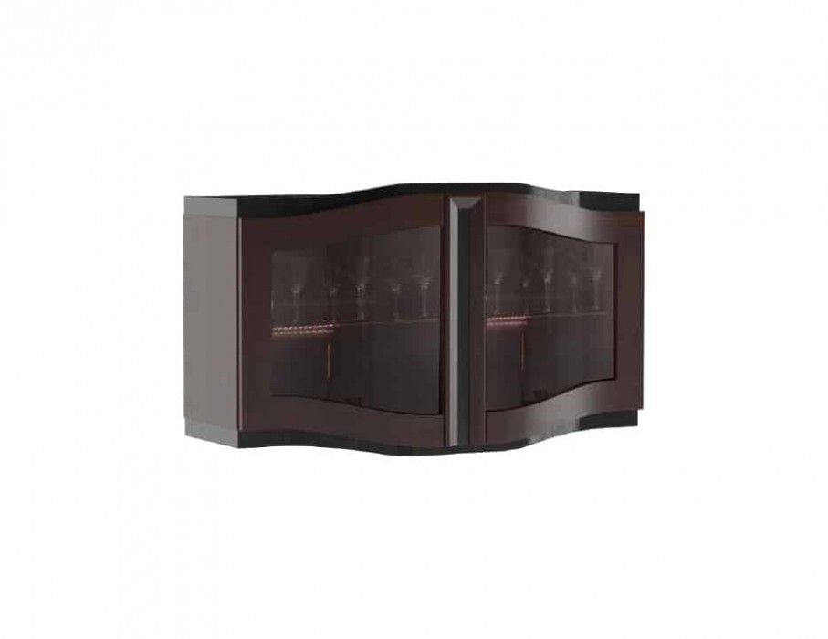 Pakabinama vitrina „Diuna Showcase 2DS“ su „Mebina“ apšvietimu