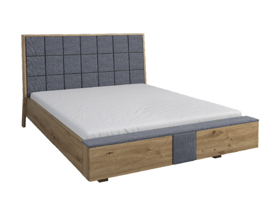 Etna lova Lova 140/160/180 – aukštas galvūgalis Mebin