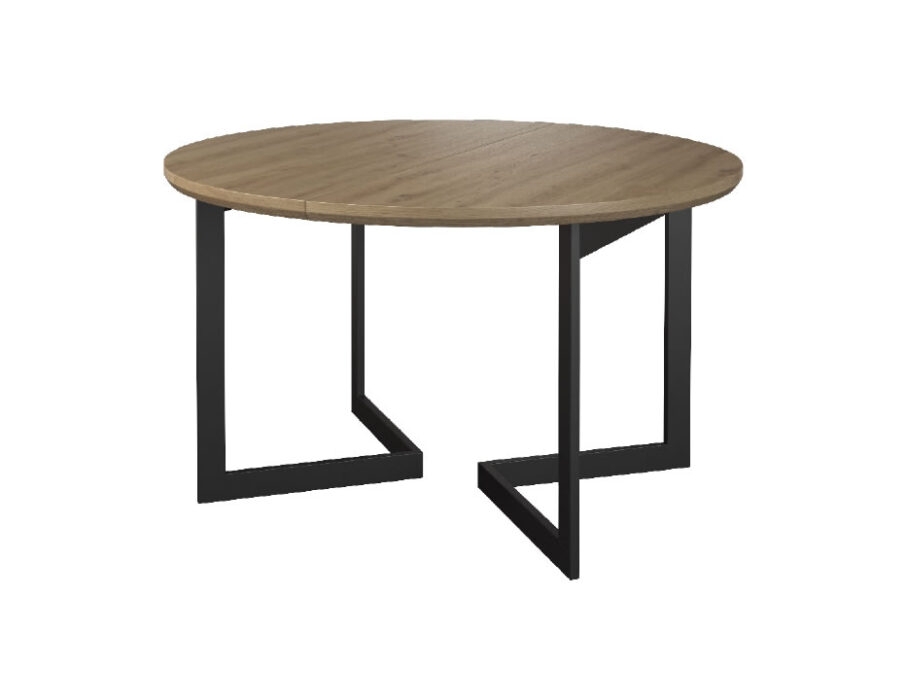 „Viva 120“ stalas – apvalus, ištraukiamas „Mebin“