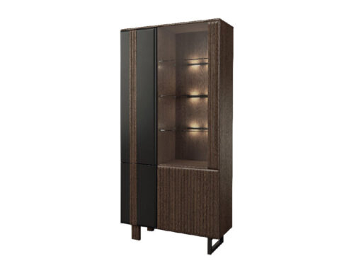 Isla vitrina dviguba vitrina 1DS3D kairė su apšvietimu Mebina