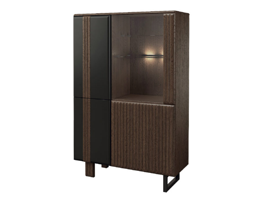 Isla komoda 1DS3D kairinė su apšvietimu Mebina