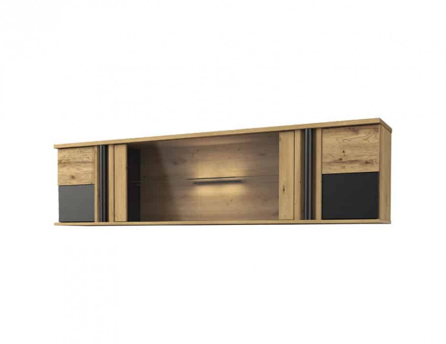 „Omega Showcase“ didelė pakabinama vitrina 2D2DS su apšvietimu, „Mebina“