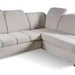 Onny kampinė sofa su galvūgaliais - Gerra 15 audinys - AKCIJA