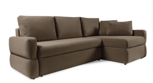 Claren kampinė sofa – Audinys „Bullet“ – AKCIJA