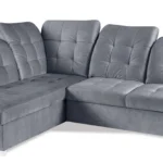 Bonny audinio kampinė sofa su galvos atramomis - AKCIJA