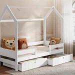 NAOMI jaunimo namelio lova 90x190 cm