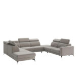 Amaro U formos kampinė sofa, miegojimo funkcija, konteineris, reguliuojamos galvos atramos Gr5