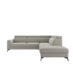 Amaro uždara kampinė sofa, miegojimo funkcija, daiktadėžė, reguliuojamos galvos atramos, COMFORTEO