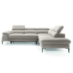 „Blues L“ kampinė sofa, miegojimo funkcija, konteineris, reguliuojamos galvos atramos Gr2