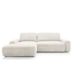 Virvelinė kampinė sofa, miegojimo funkcija, Gr2 konteineris
