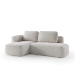 Jauki kampinė sofa, miegojimo funkcija, Gr1 konteineris