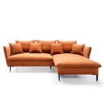 Blizgi kampinė sofa, miegojimo funkcija, Gr1 konteineris