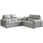 Kampinė sofa Leonardo 2.5F-E LOW USB & LAMP - 1SK-1RF Bydgoskie Meble Leather L4