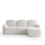 Nabu kampinė sofa, miegojimo funkcija, konteineriai