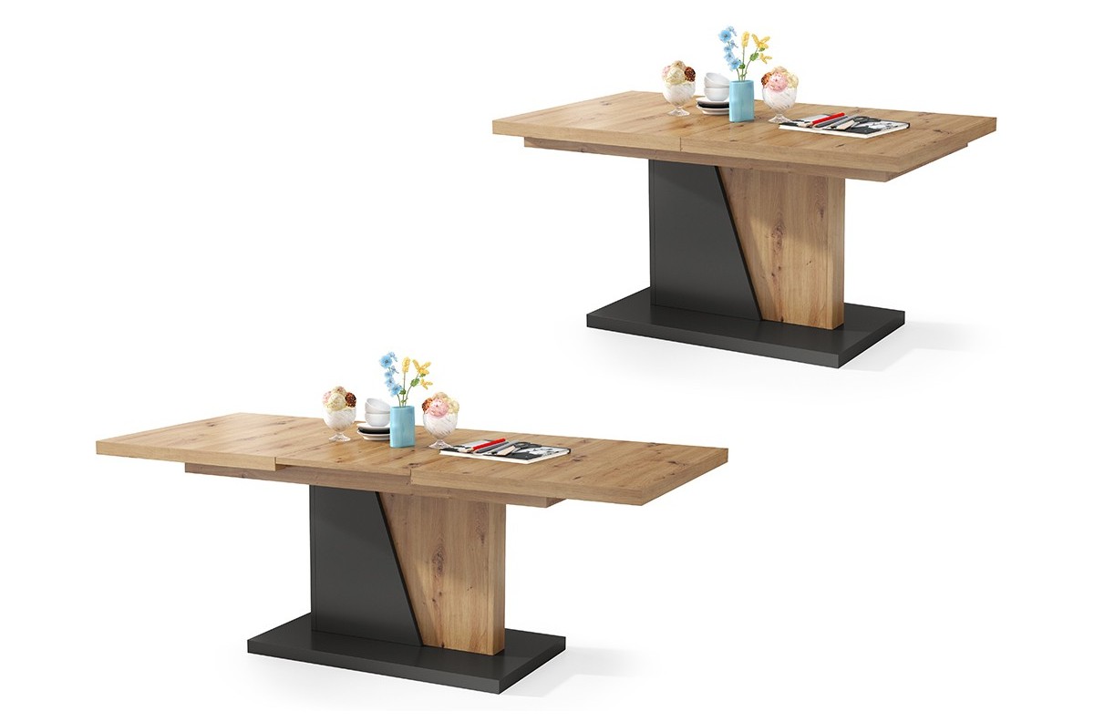 NOIR Artisan Oak/Anthracite - MODERNUS SULANKSTOMAS SUOLAS SVETAINEI