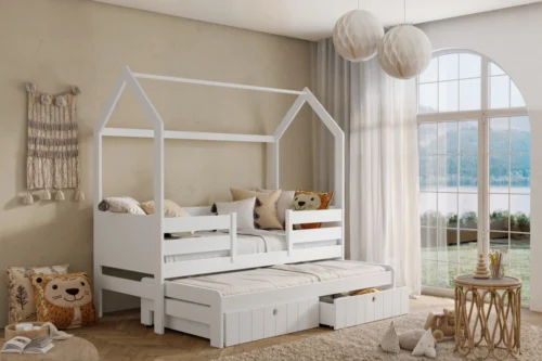 NOLAN išskleidžiama lova dviems asmenims 80×181 cm