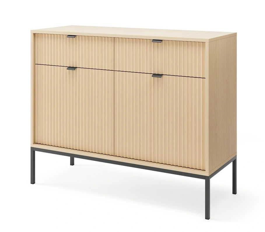 Nova komoda su stalčiais KSZ-104 Vicenza ąžuolas