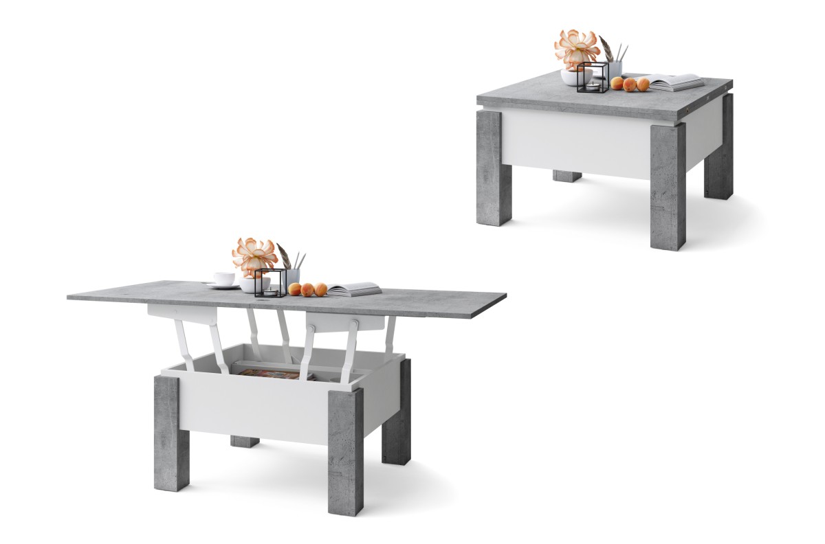 OSLO „Millenium Concrete/White“ – SULANKSTOMAS, PAKELIAMAS, STALAS, SUOLAS, STALAS