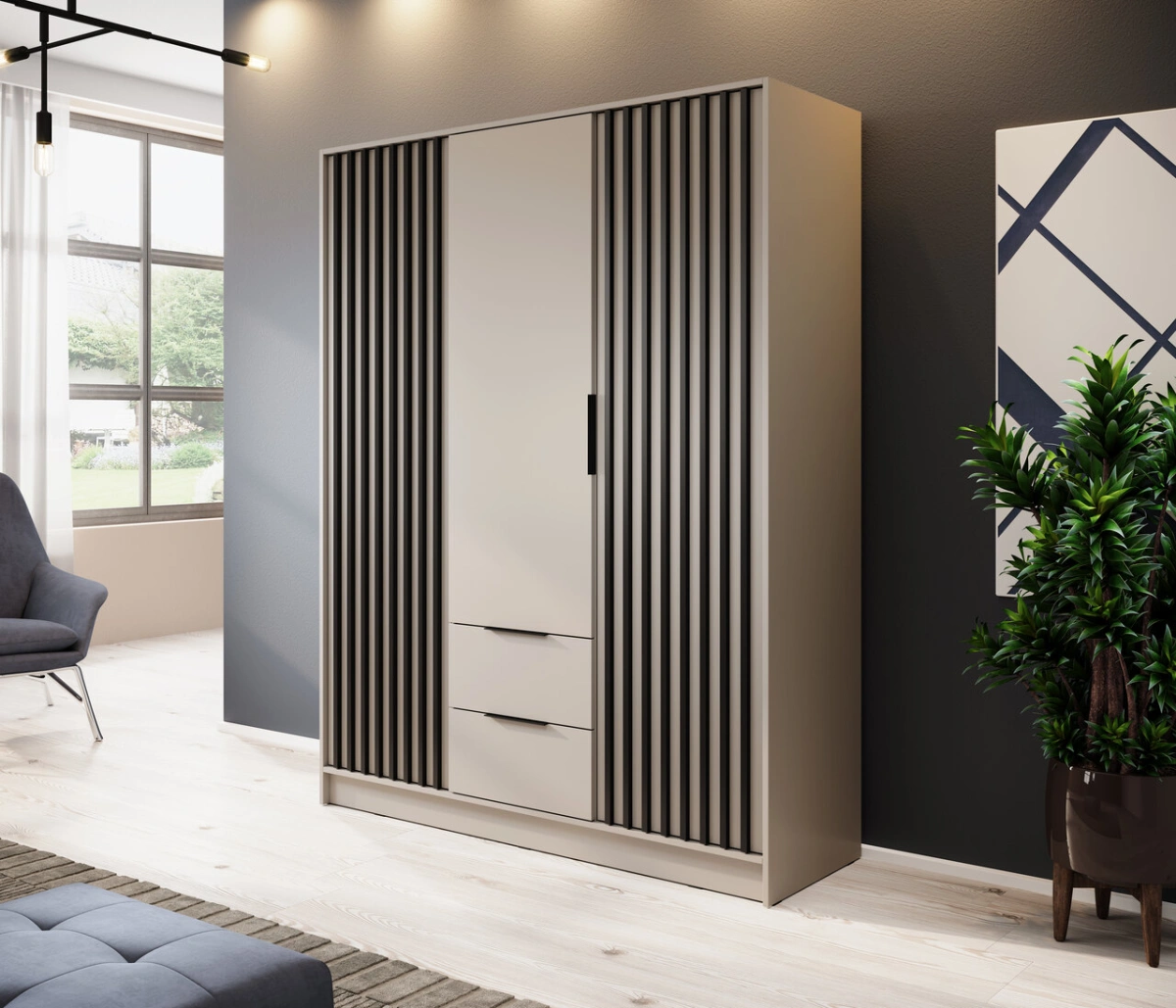 Nelly 3D spinta su kašmyro lamelėmis