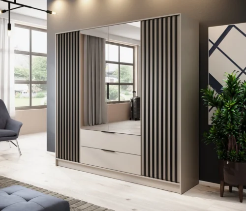 Nelly 4D kašmyro spinta su veidrodžiais ir grotelėmis