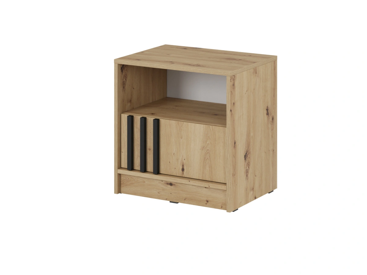 Nelly naktinis staliukas su grotelėmis, ąžuolo spalvos — изображение 3