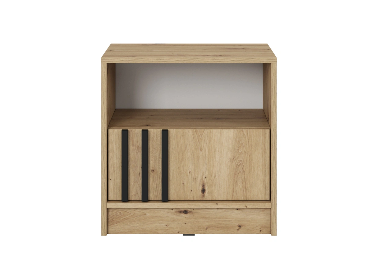 Nelly naktinis staliukas su grotelėmis, ąžuolo spalvos — изображение 2