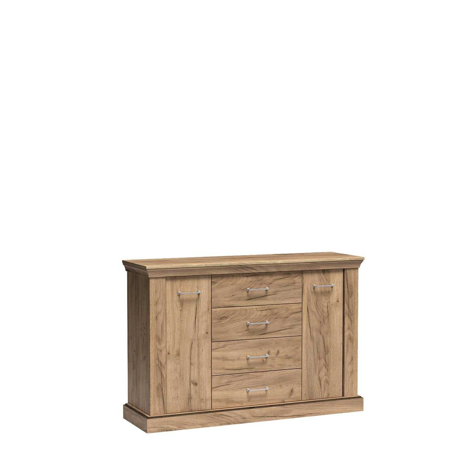 ANTICA-1 - Komoda 2D4S Kraft aukso spalvos