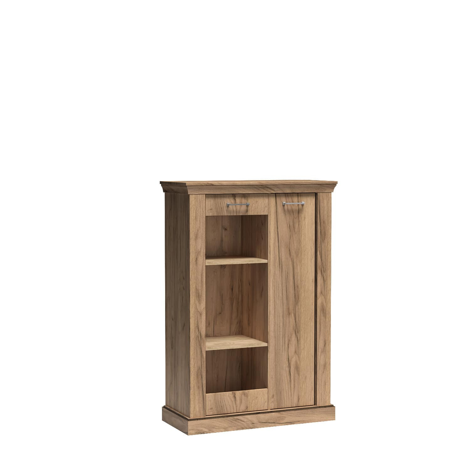 ANTICA-12 - Dviejų durų auksinė Kraft popieriaus vitrina