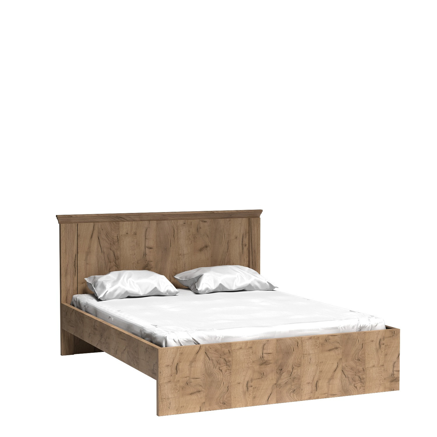 ANTICA-5 - Lova 160x200 cm, auksinė, ruda