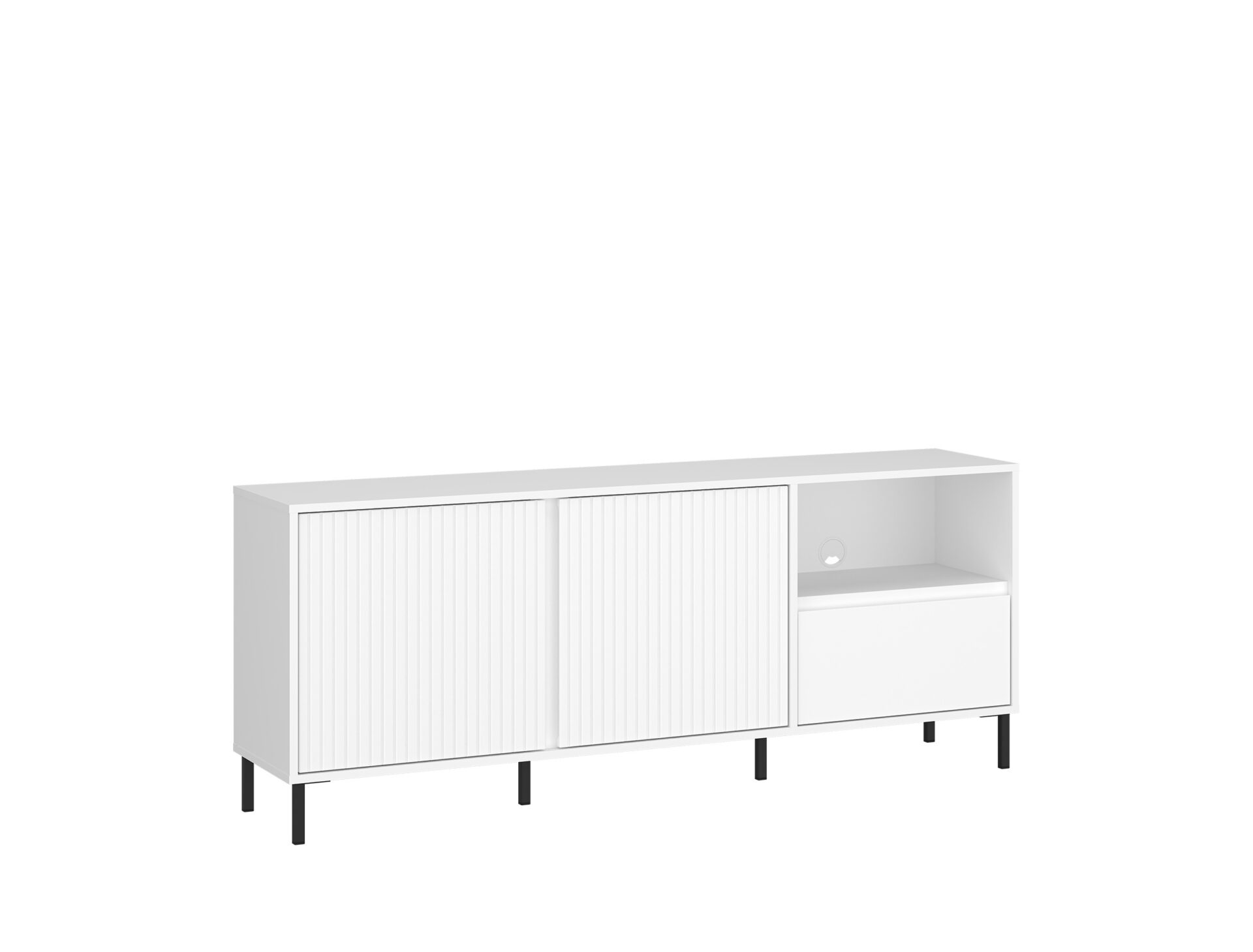 Avenale AVEF01 - TV spintelė 2D1S Alpių balta blizgi balta