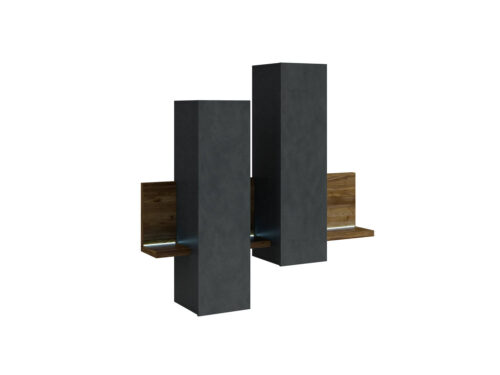 „Bota“ pakabinama vitrina su lentyna ir apšvietimu, „Appenzell“ eglė / „Matera“