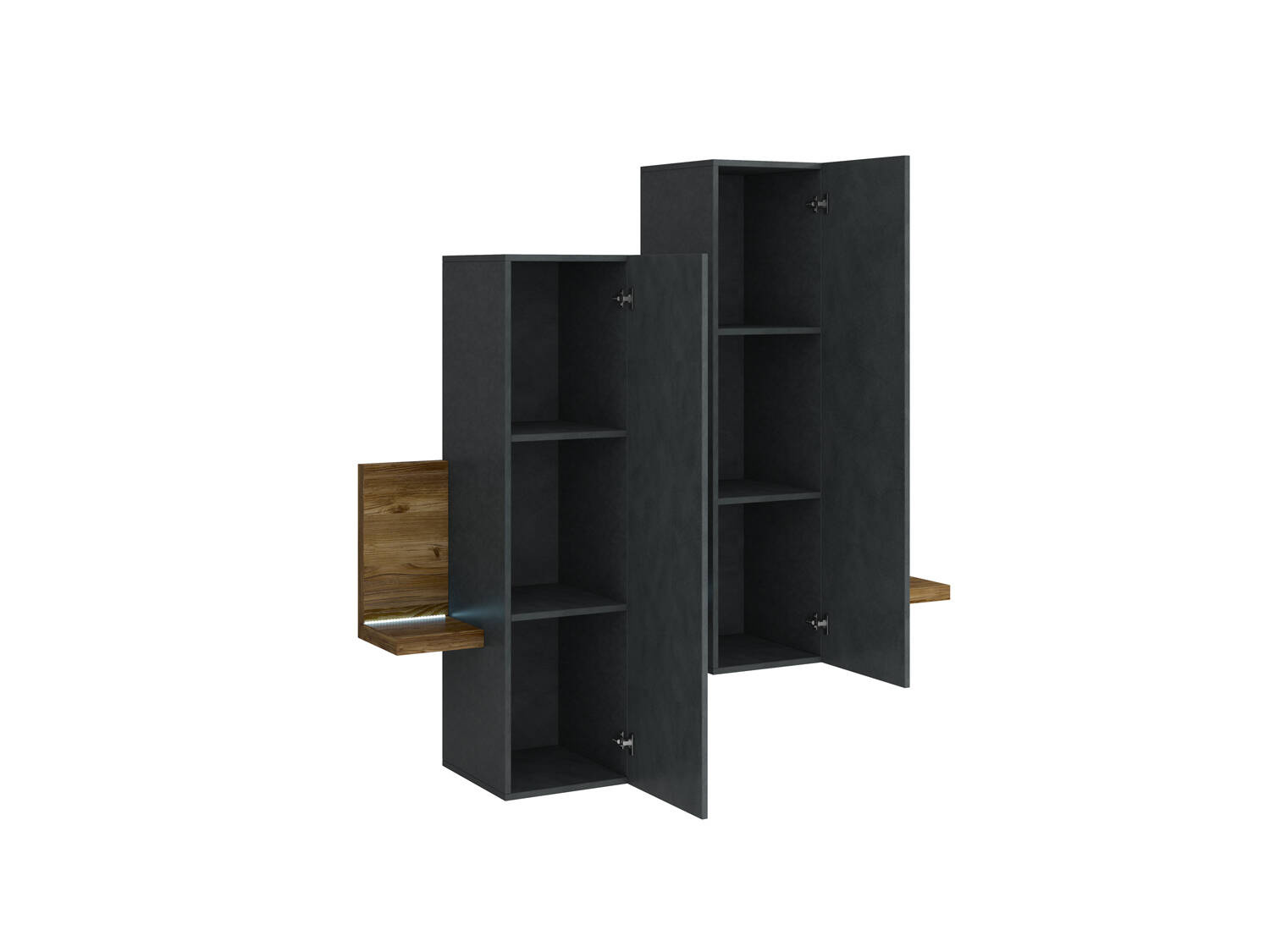 „Bota“ pakabinama vitrina su lentyna ir apšvietimu, „Appenzell“ eglė / „Matera“ - Paveikslėlis 4