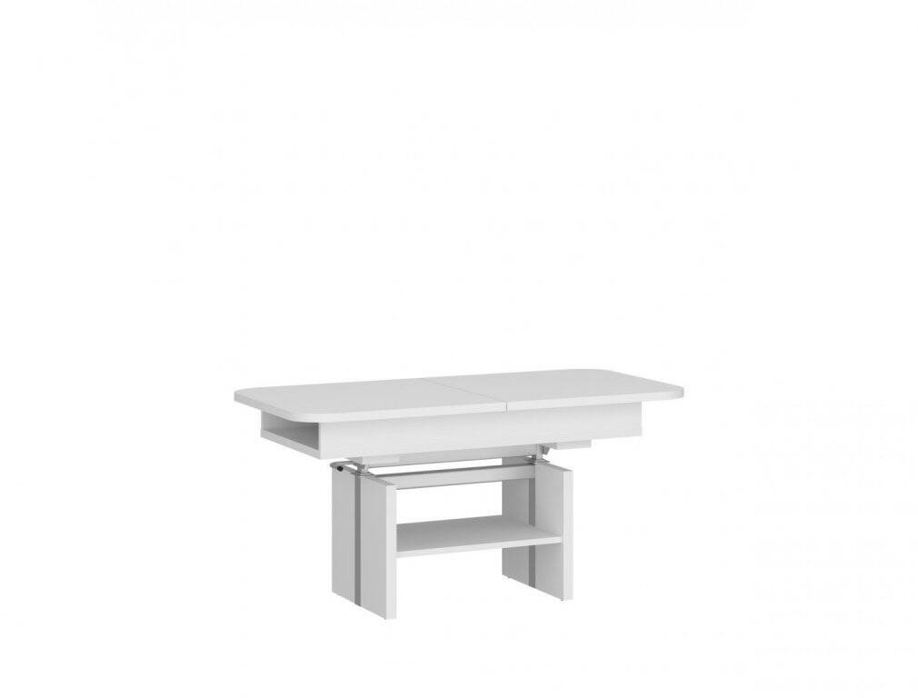 Cortado CRTT03 - Alpių baltumo ištraukiamas kavos staliukas