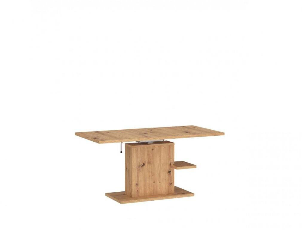 Cortado CRTT07 - Artisan ąžuolo ištraukiamas kavos staliukas