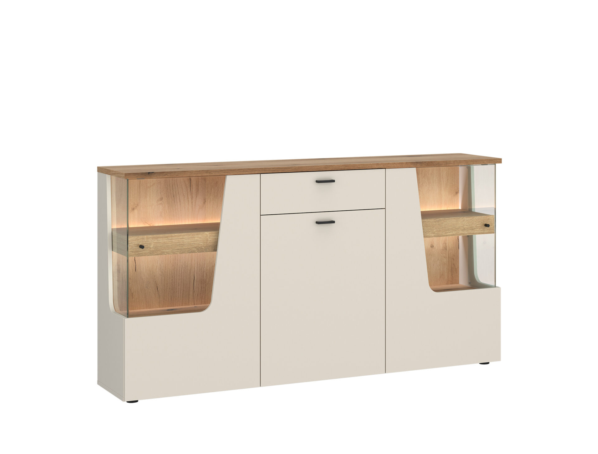 CUT OUT CTUK01 - 3D1S kašmyro ąžuolo „Coast Evoke“ komoda