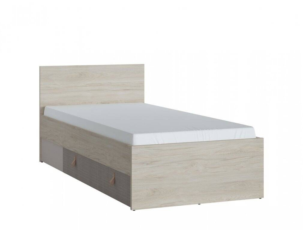 DENIM DEIZ01 - Lova 90 1S Rockford šviesaus riešuto/kašmyro/karolinos spalvos