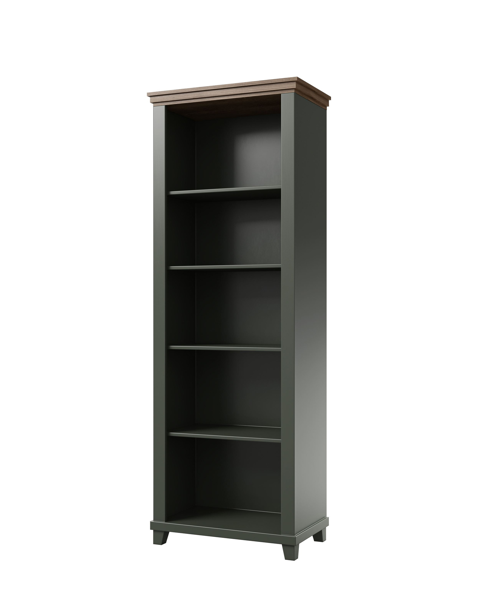 Evora biuras – Lefkas žalio ąžuolo knygų lentyna