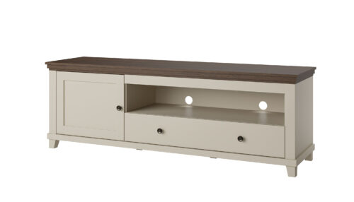 Evora WM – TV spintelė 1D1S šviesaus smėlio spalvos ąžuolas Dunin