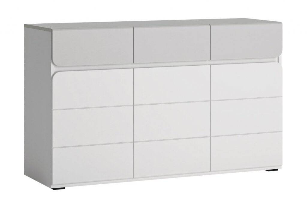 Flexi FLXK01 - 3D3S komoda, balta/pilka